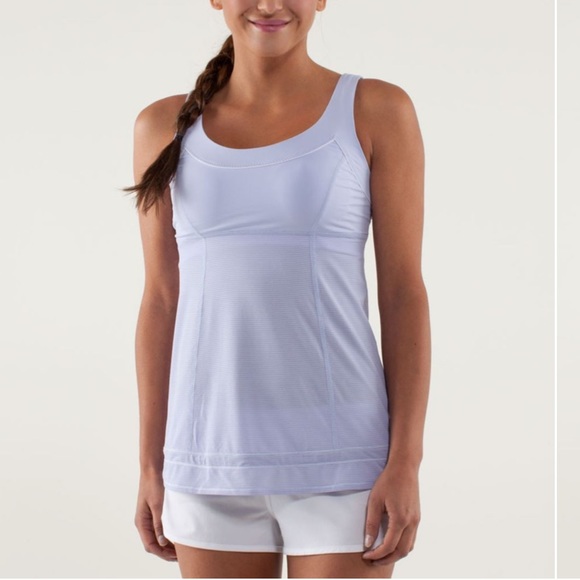 Lululemon Run Ta Ta Topper - Cool Breeze - Size 6